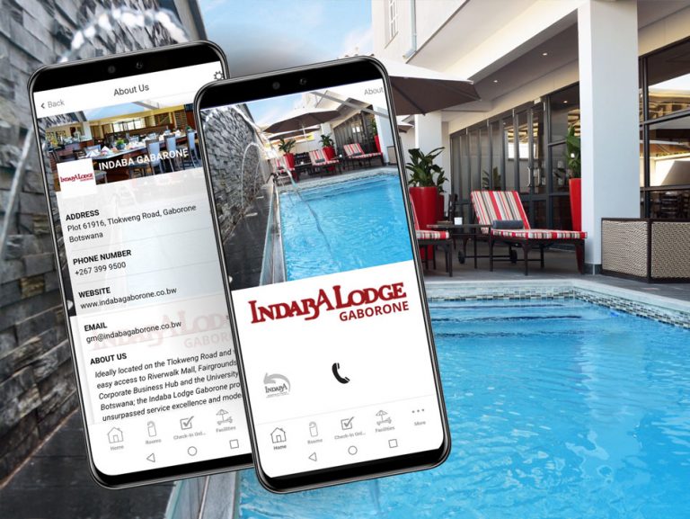 Indaba Lodge Gabarone — Hospitality Mobile App